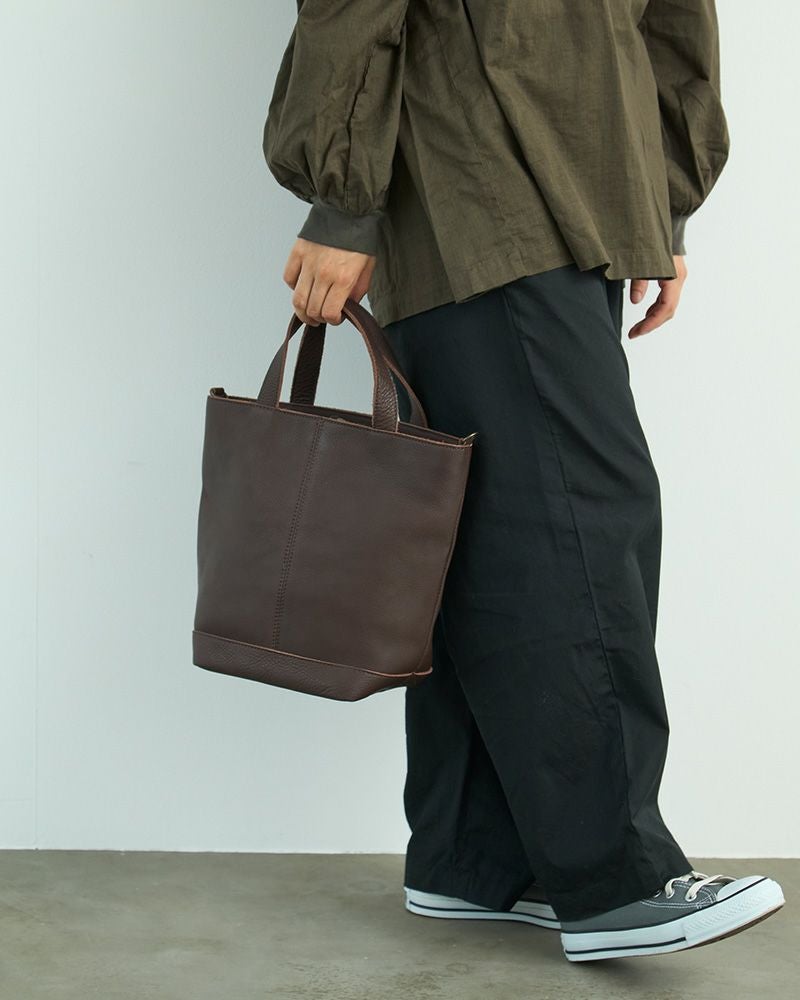 itsu mono 2WAYバッグ：ダークブラウン