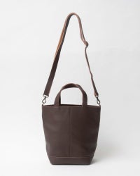 itsu mono 2WAYバッグ：ダークブラウン