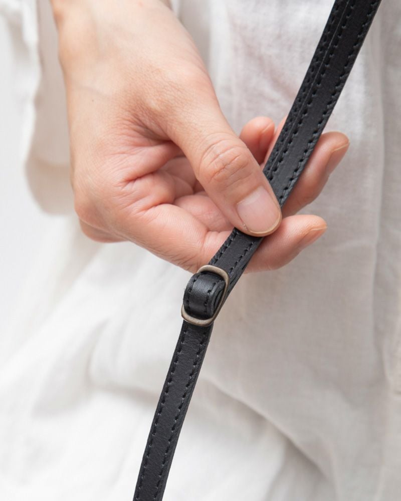 がま口長財布の色：ブラック