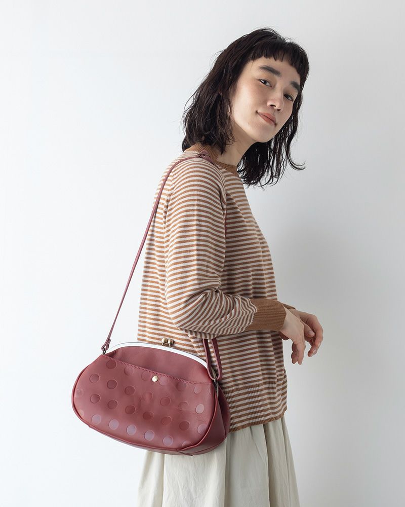 おしゃれのアクセントに「キャンディ がま口 ショルダーバッグ