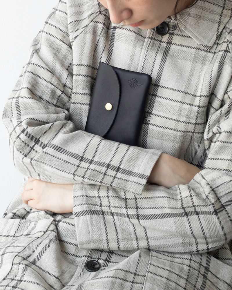 「ドロップツリー ポケットウォレット (M)」クロ