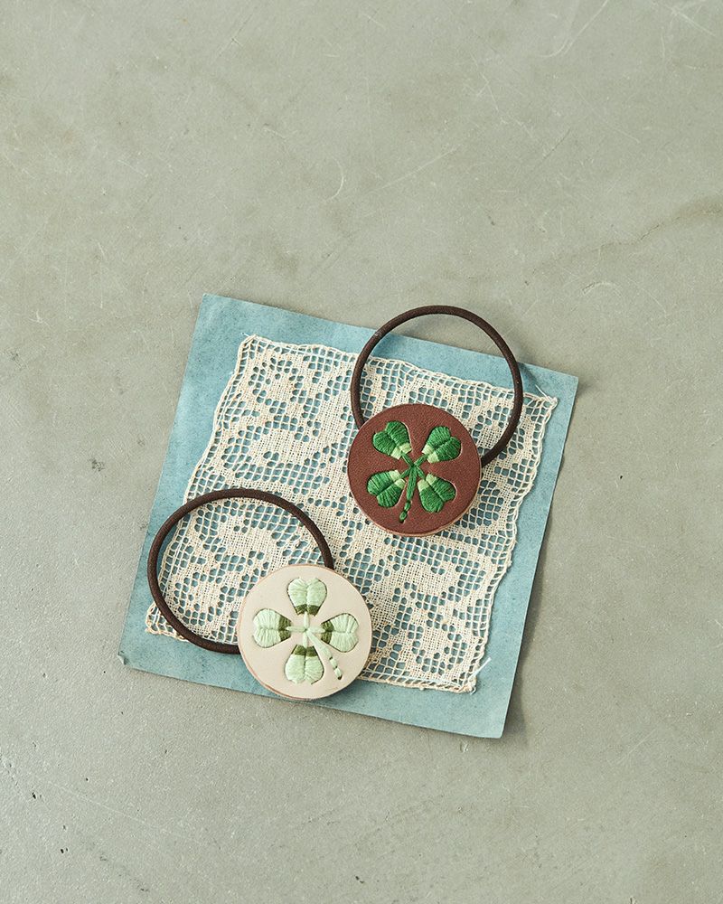 「sa i te ヘアゴム」クローバー