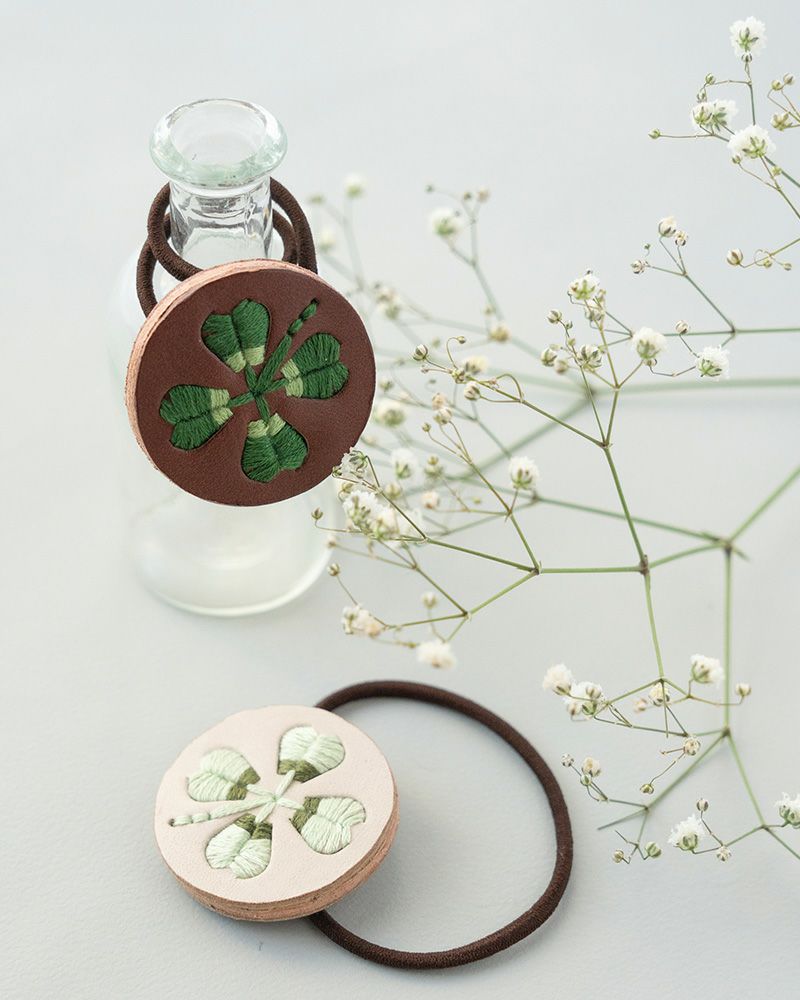 「sa i te ヘアゴム」クローバー