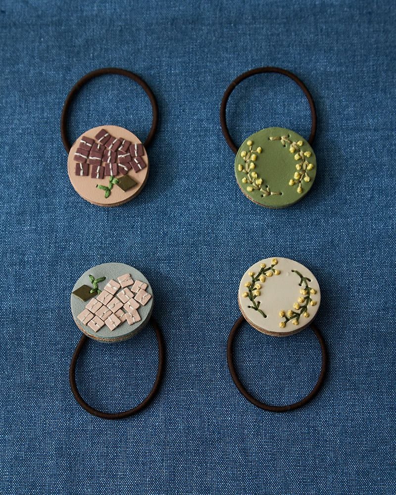 刺繍が可愛い「sa i te ヘアゴム」 | Kanmi（カンミ）公式オンラインストア
