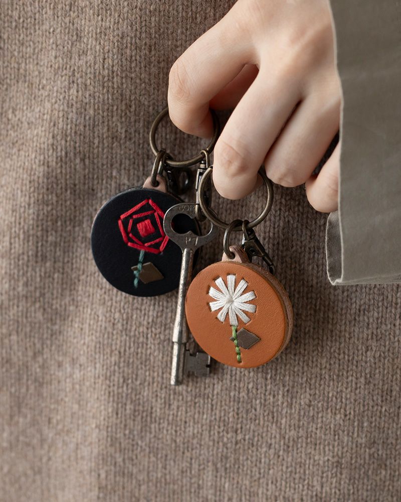 カギにもおしゃれをさせてあげましょう「sa i te キーリング」