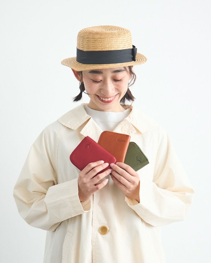 薄い軽い、たくさん入る「ドロップツリー L型ロングウォレット」