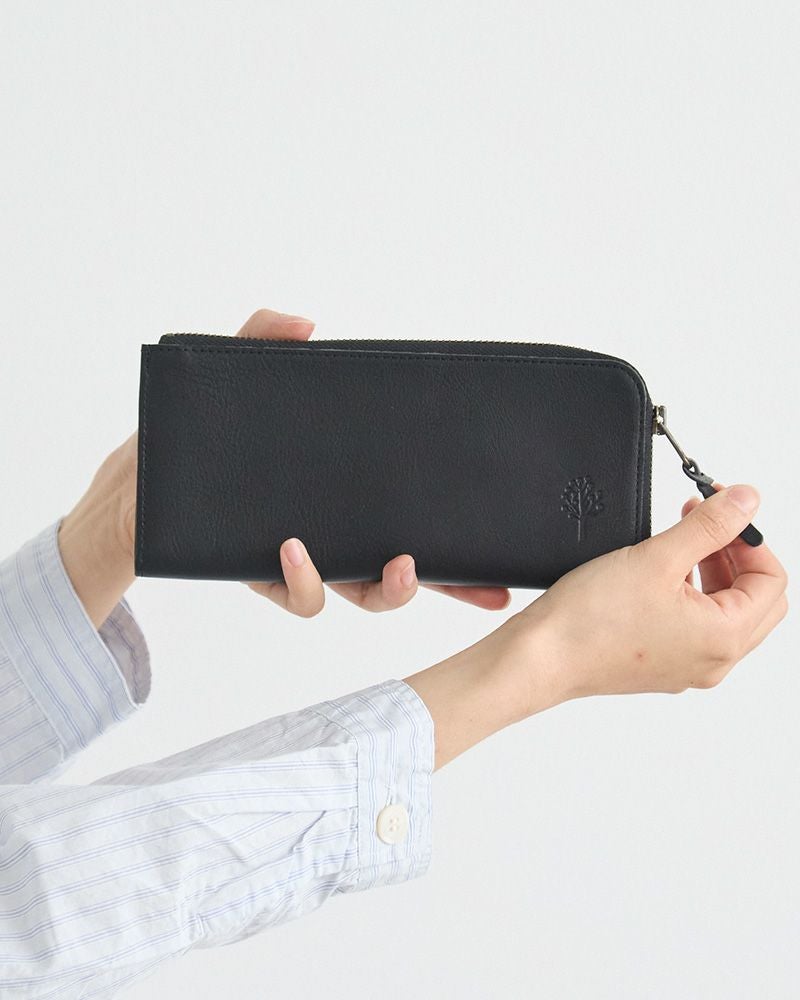 薄い軽い、たくさん入る「ドロップツリー L型ロングウォレット