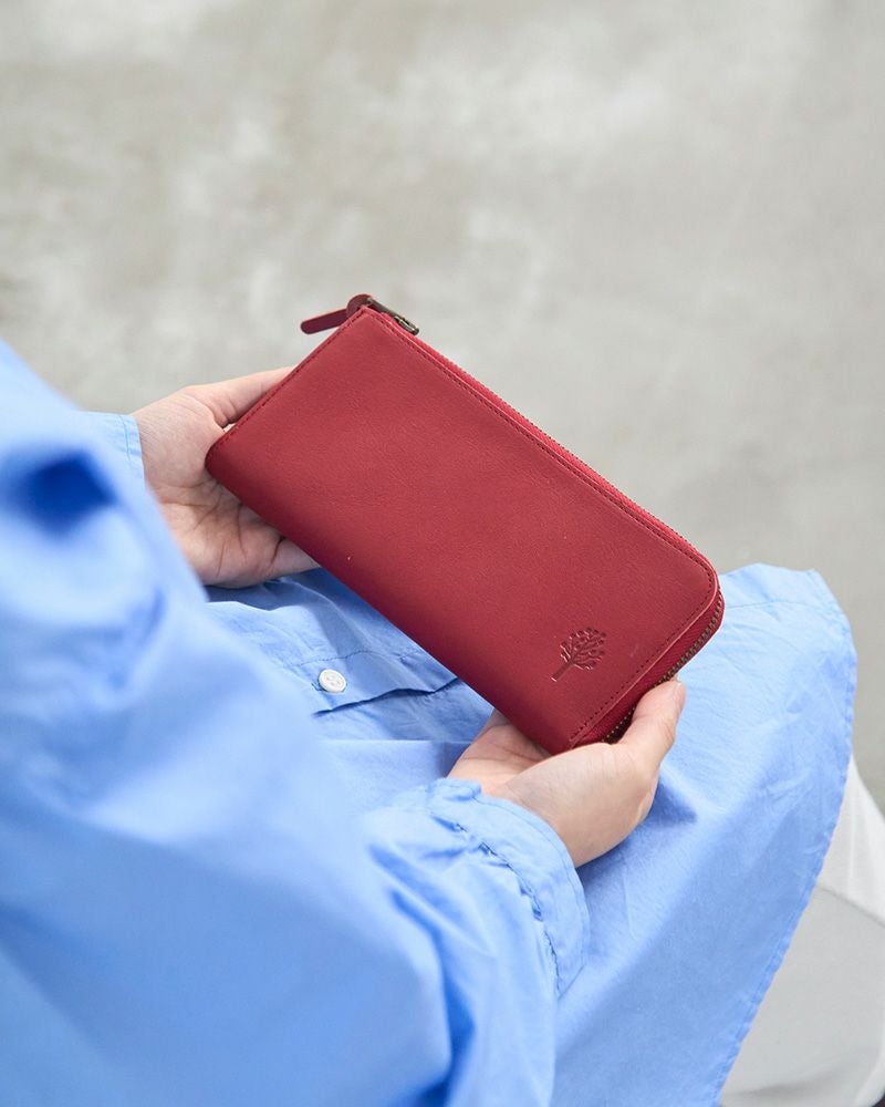 薄い軽い、たくさん入る「ドロップツリー L型ロングウォレット