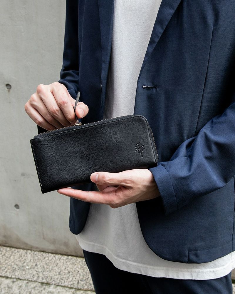 薄い軽い、たくさん入る「ドロップツリー L型ロングウォレット