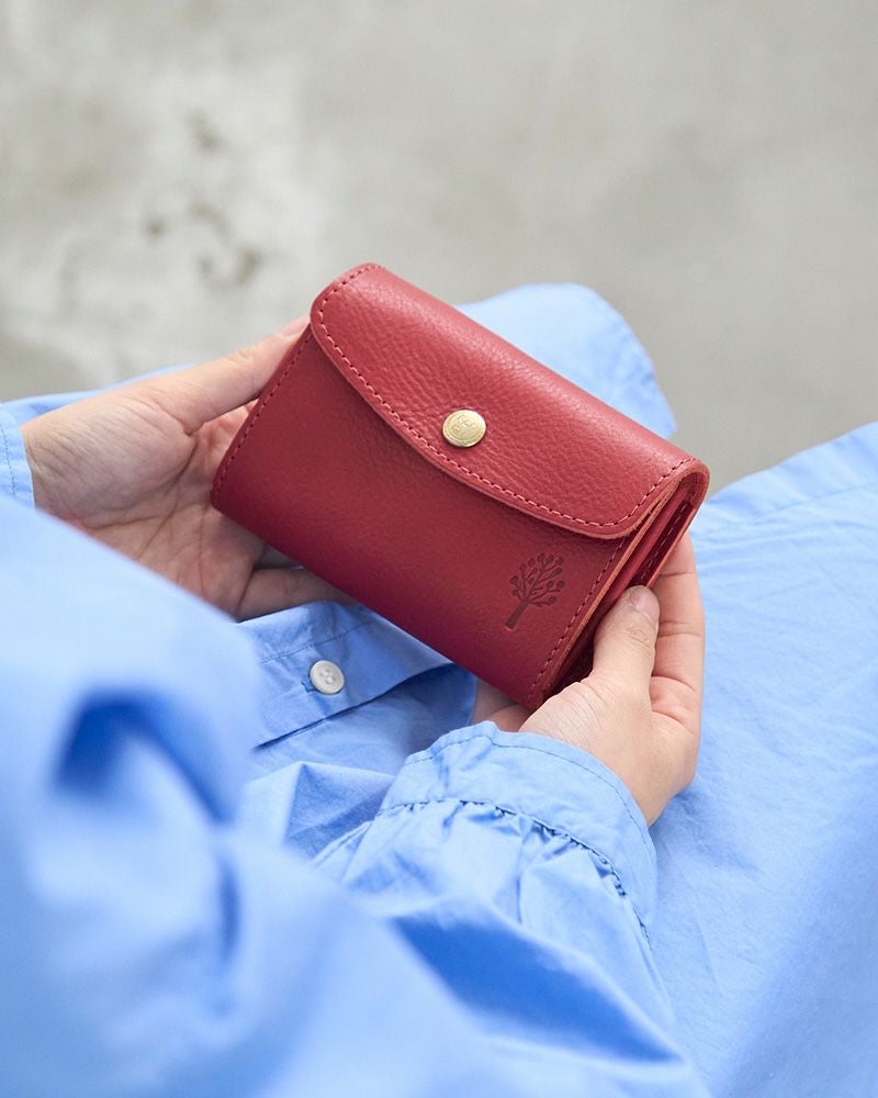 MARNI♡アイボリー♡赤ロゴ♡人気♡レア♡三つ折りミニ財布♡ マルニ MARNI マルニ MARNI TRIFOLD WALLET WITH MARNI SYMBOL LOGO 三