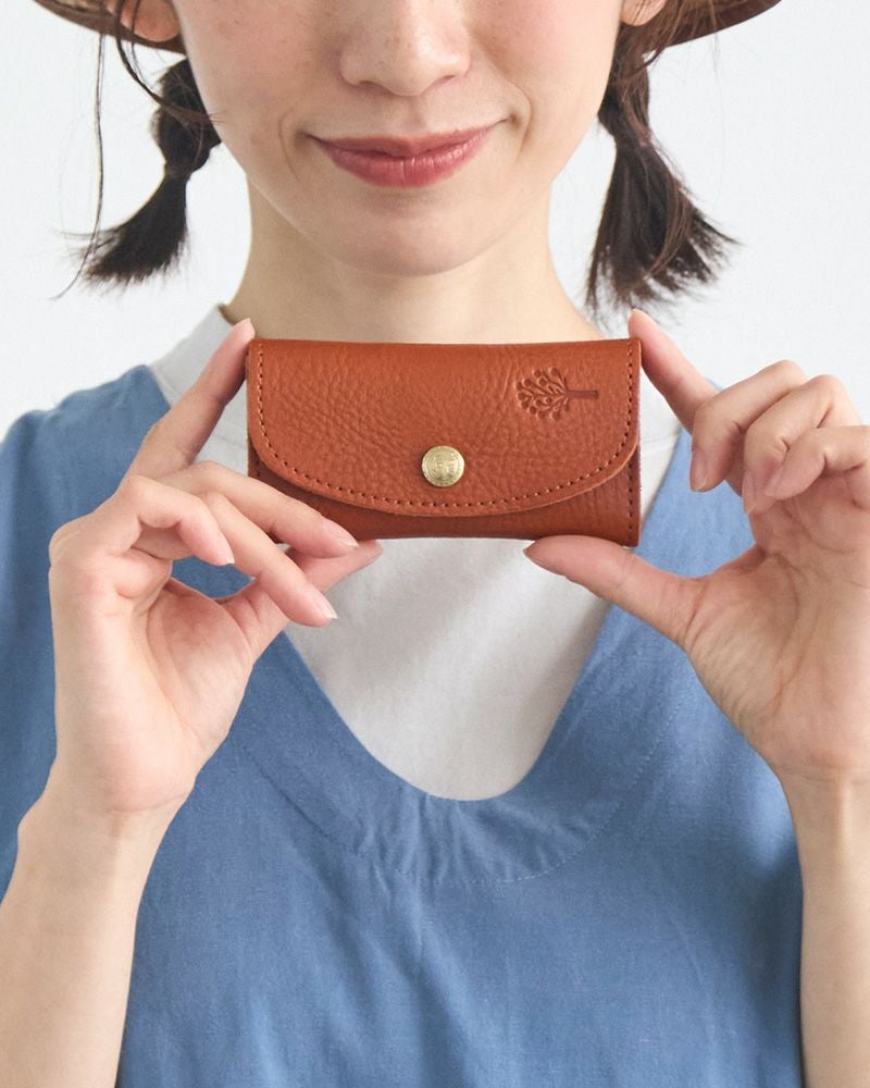 キーケースの色：キャメル