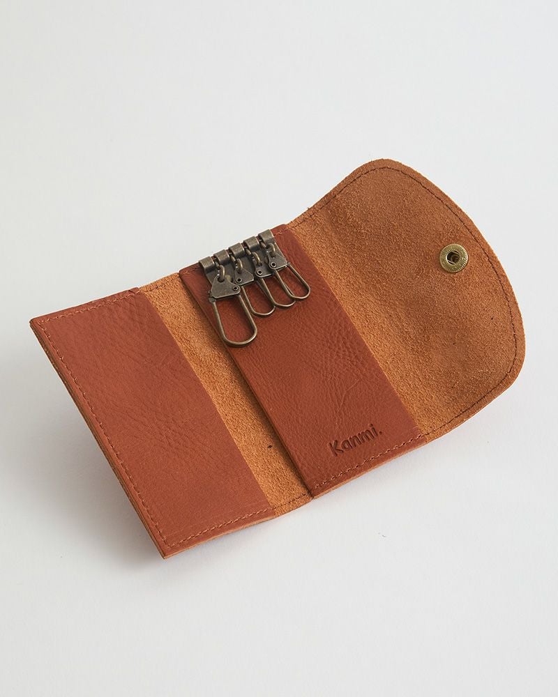 大きめの鍵もお任せを「ドロップツリー 4連キーケース」 | Kanmi