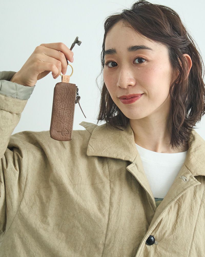 キーリングの色：モカグレー