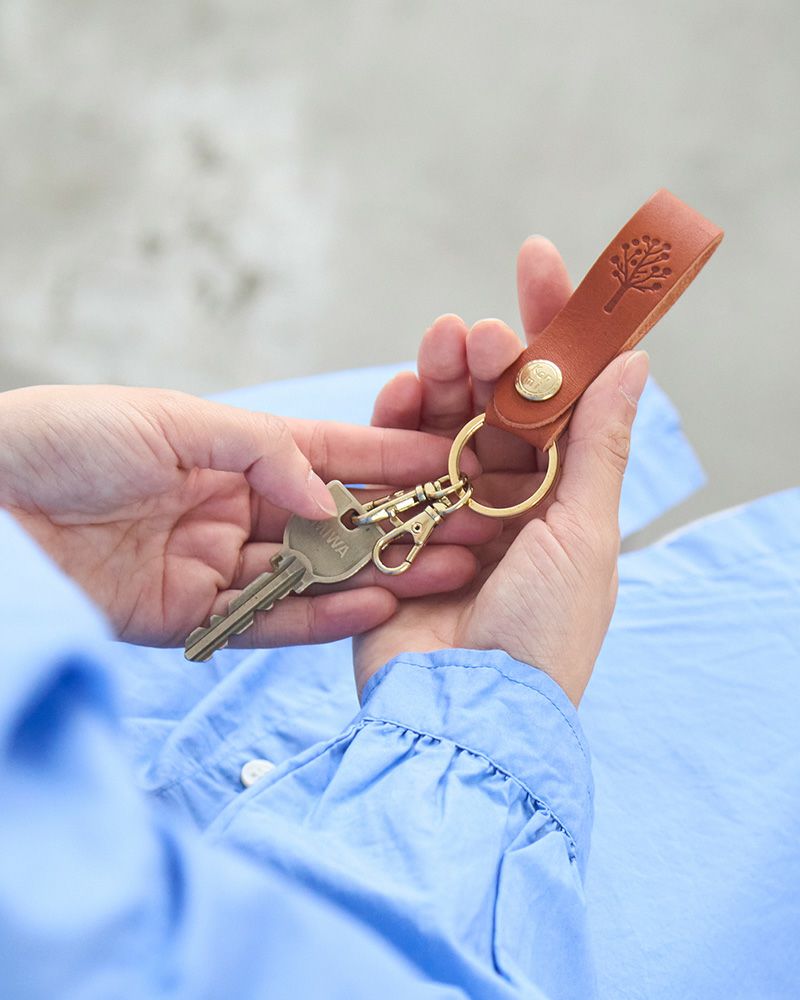 キーリングの色：キャメル	