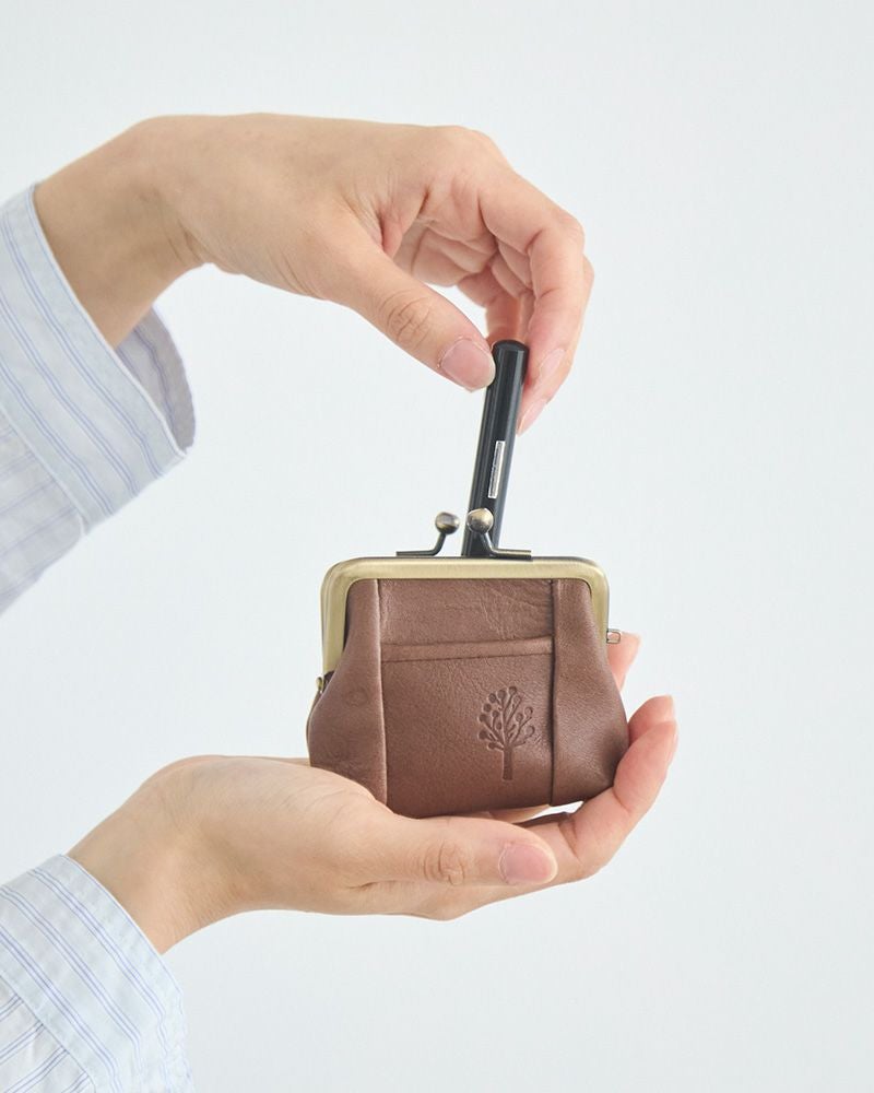 外のポッケが可愛い「ドロップツリー ポッケがま口 (S)」 | Kanmi