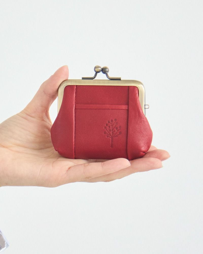 外のポッケが可愛い「ドロップツリー ポッケがま口 (S)」 | Kanmi