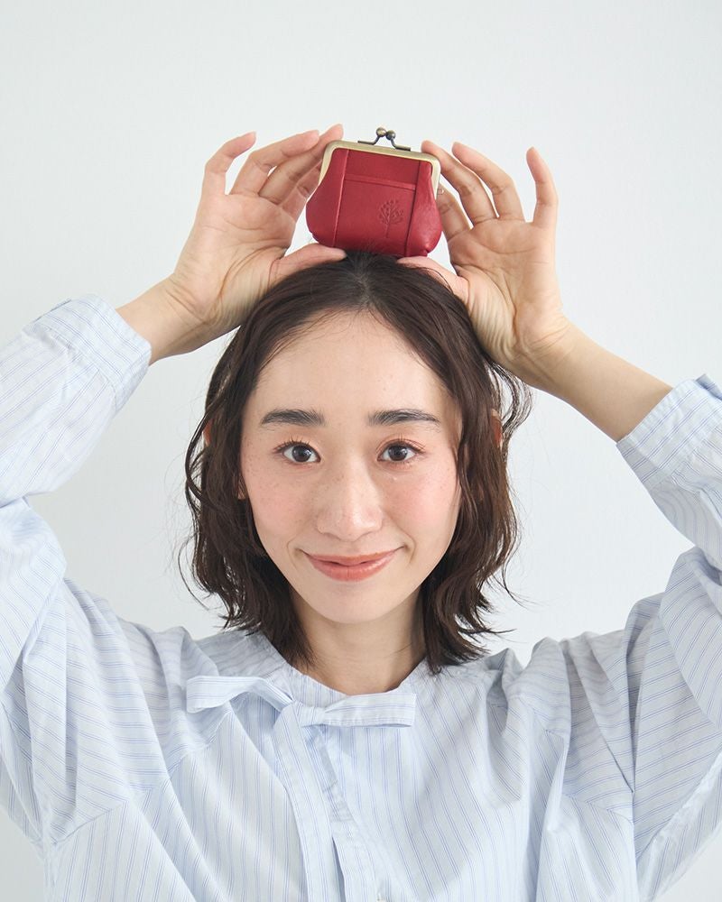 外のポッケが可愛い「ドロップツリー ポッケがま口 (S)」 | Kanmi