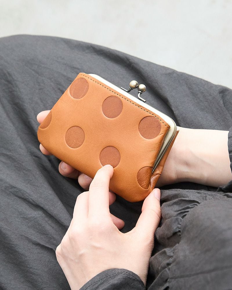 浅草Kanmiの本革がま口財布コレクション