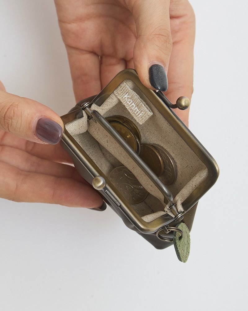 がま口の色：オリーブグリーン ※無くなり次第終了