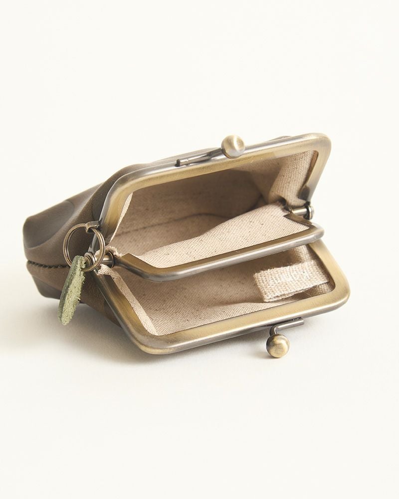 がま口の色：オリーブグリーン ※無くなり次第終了