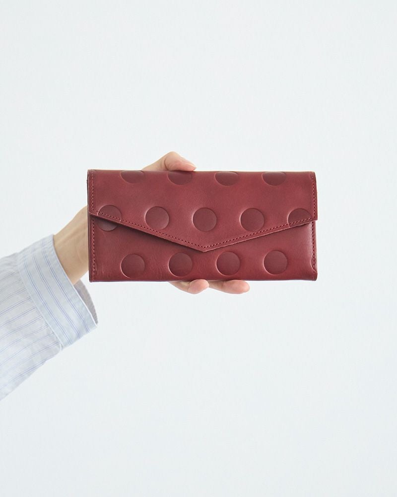 「キャンディ レターロングウォレット」チェリーレッド