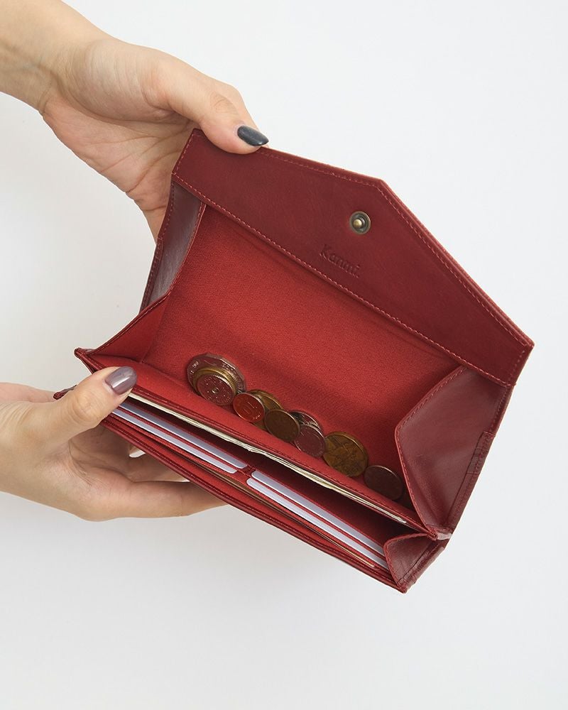 本体のみ　長財布　キャンディ柄 がま口好きさんのコンパクト長財布「キャンディ あおりロングがま口