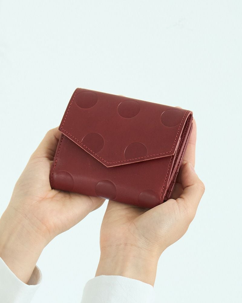 「キャンディ レターショートウォレット」チェリーレッド