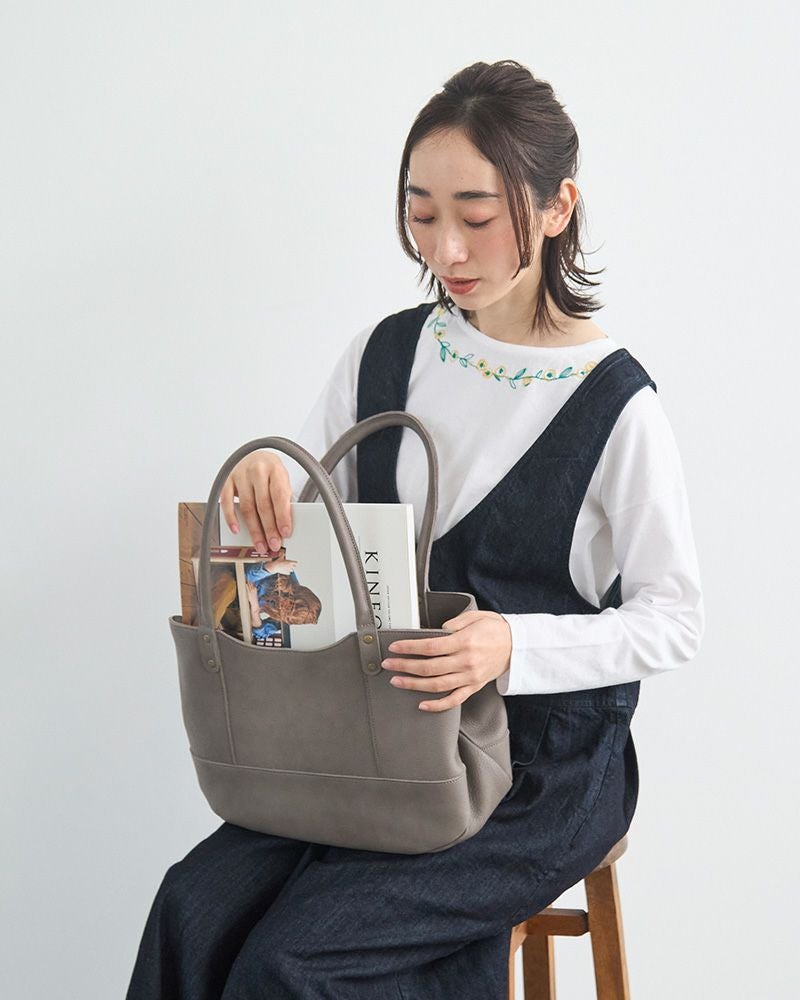 トートバッグの色：ピュアグレー