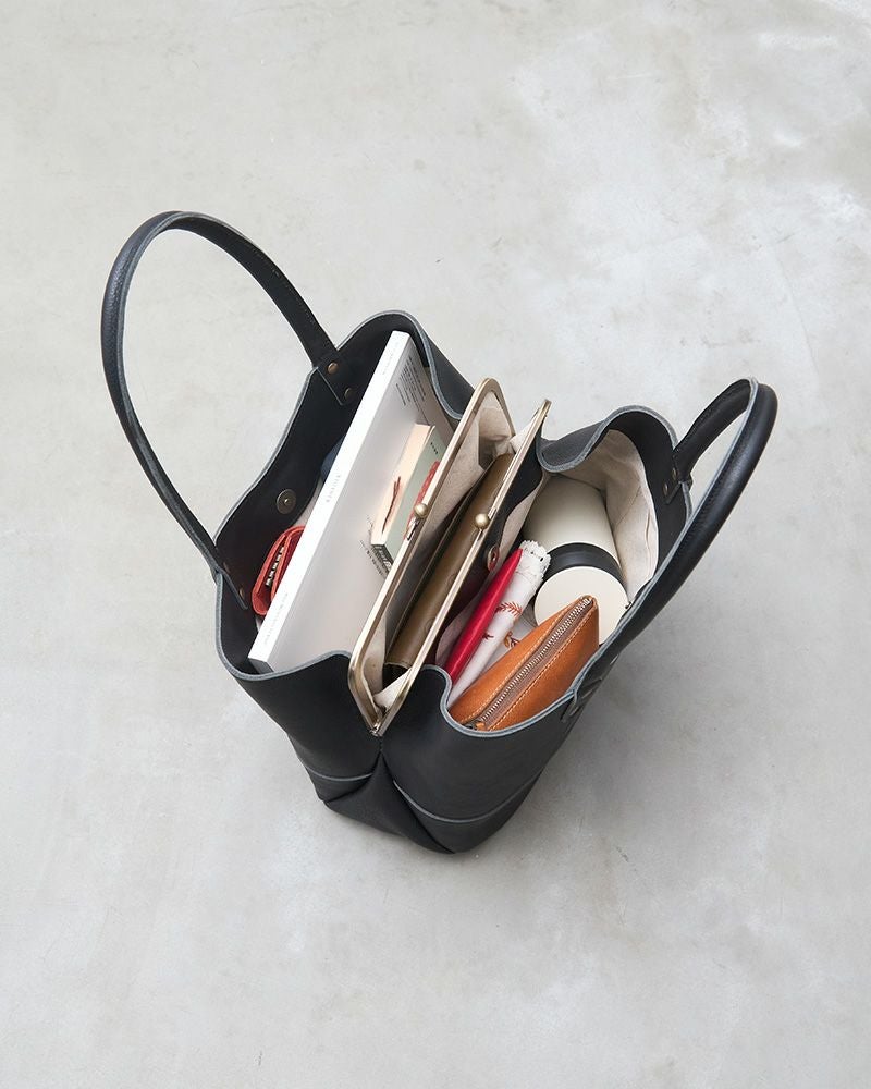 A4が入る「ミルフィーユ がま口 トートバッグ」