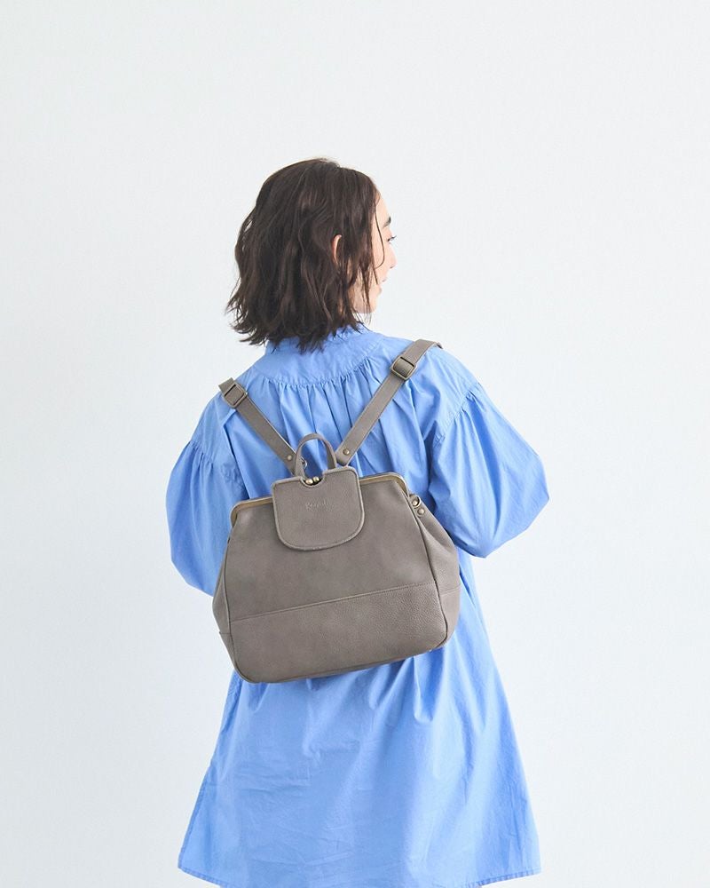 便利な3WAY「mukurino がま口 3WAYリュック」 | Kanmi（カンミ）公式