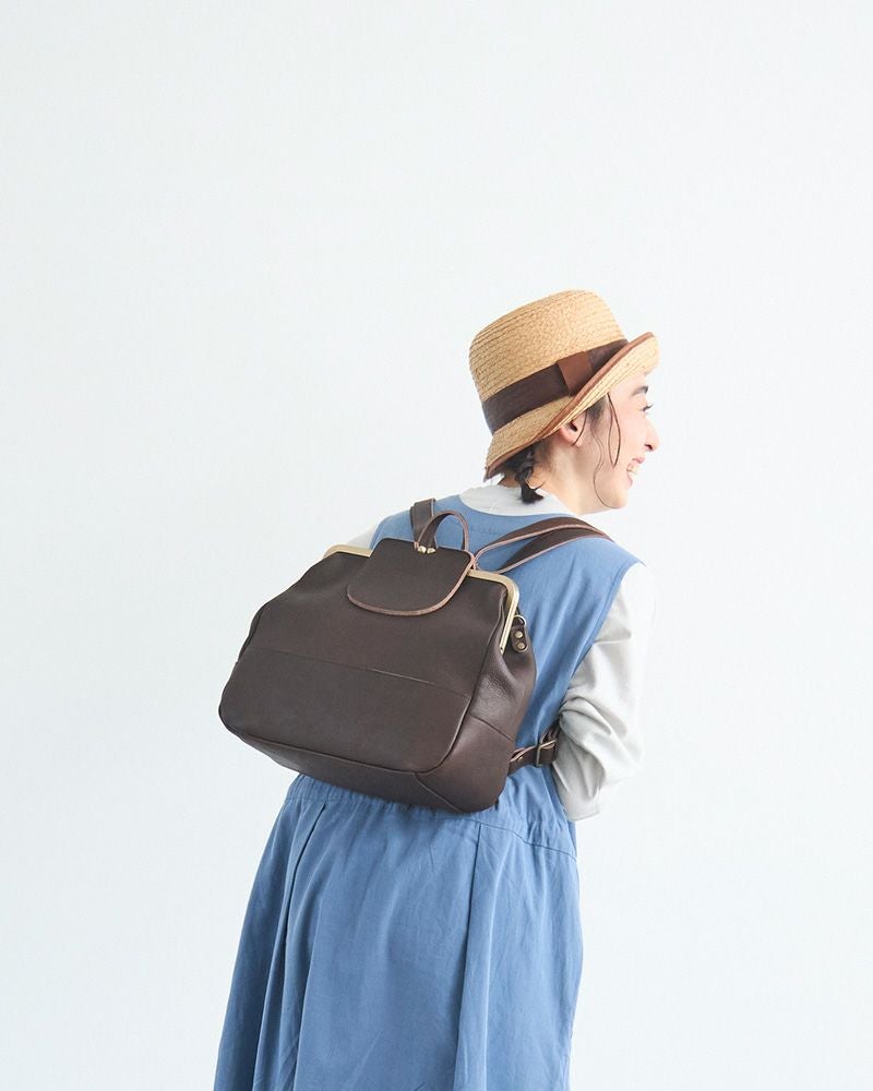 便利な3WAY「mukurino がま口 3WAYリュック」 | Kanmi（カンミ）公式