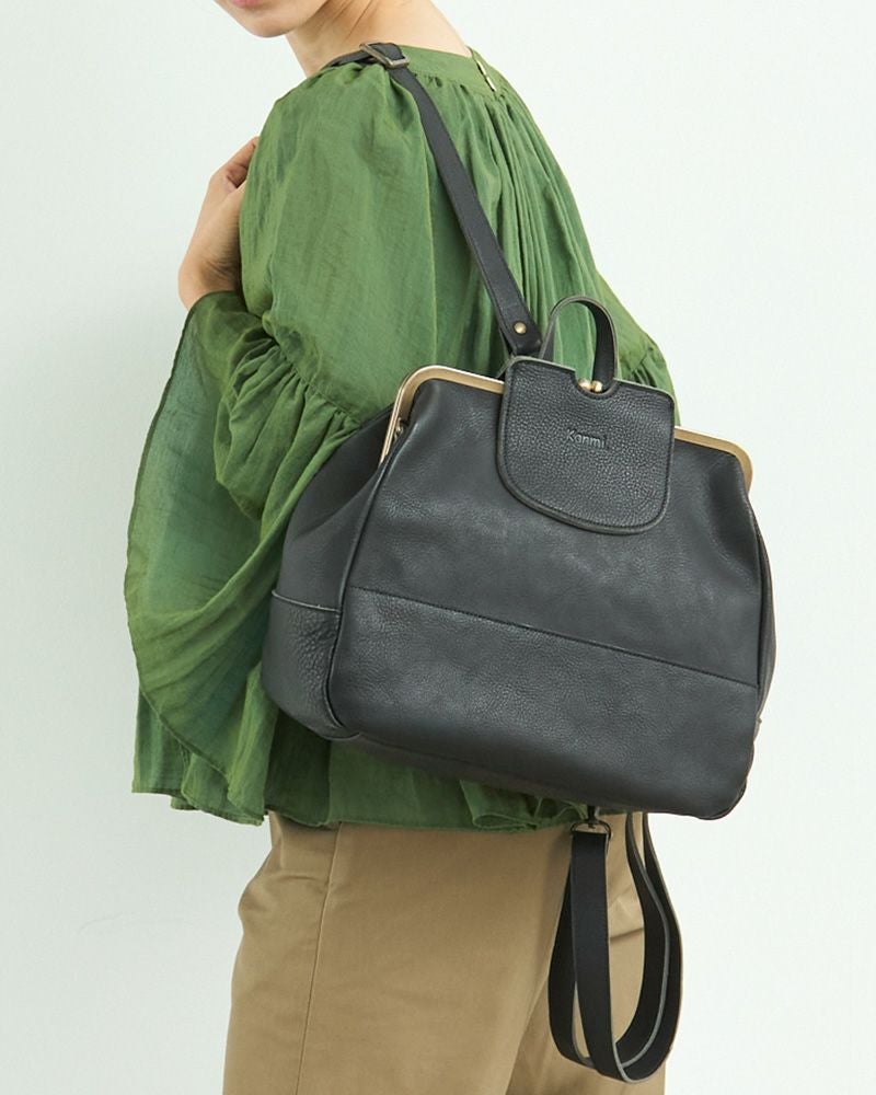 便利な3WAY「mukurino がま口 3WAYリュック」 | Kanmi（カンミ）公式