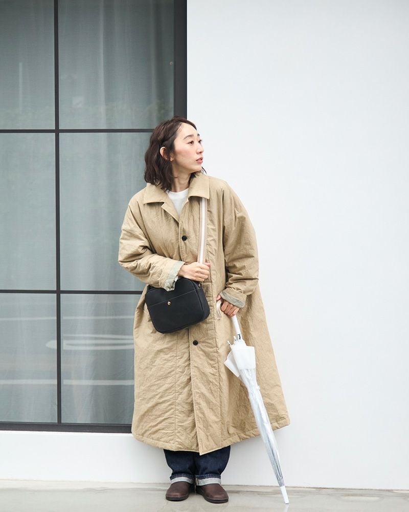 「All story スクエアショルダーバッグ」クロ