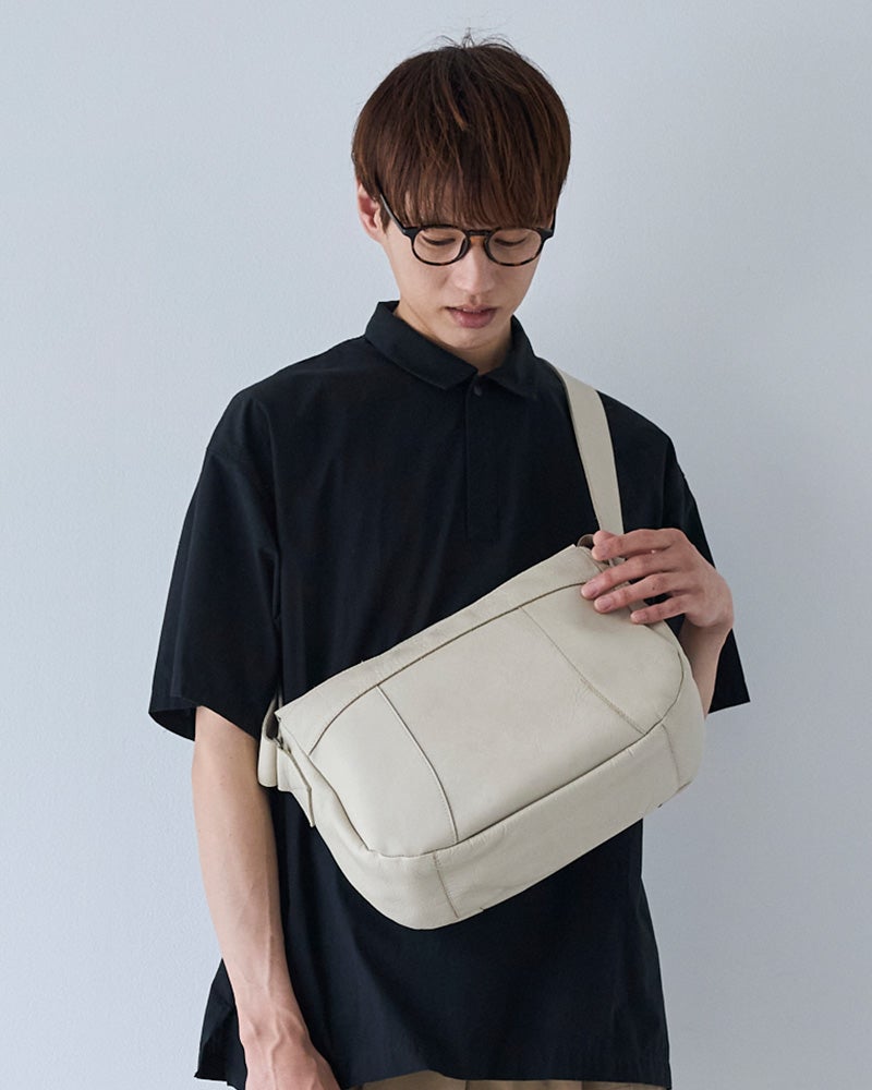 「All story pote ショルダーバッグ」バニラ