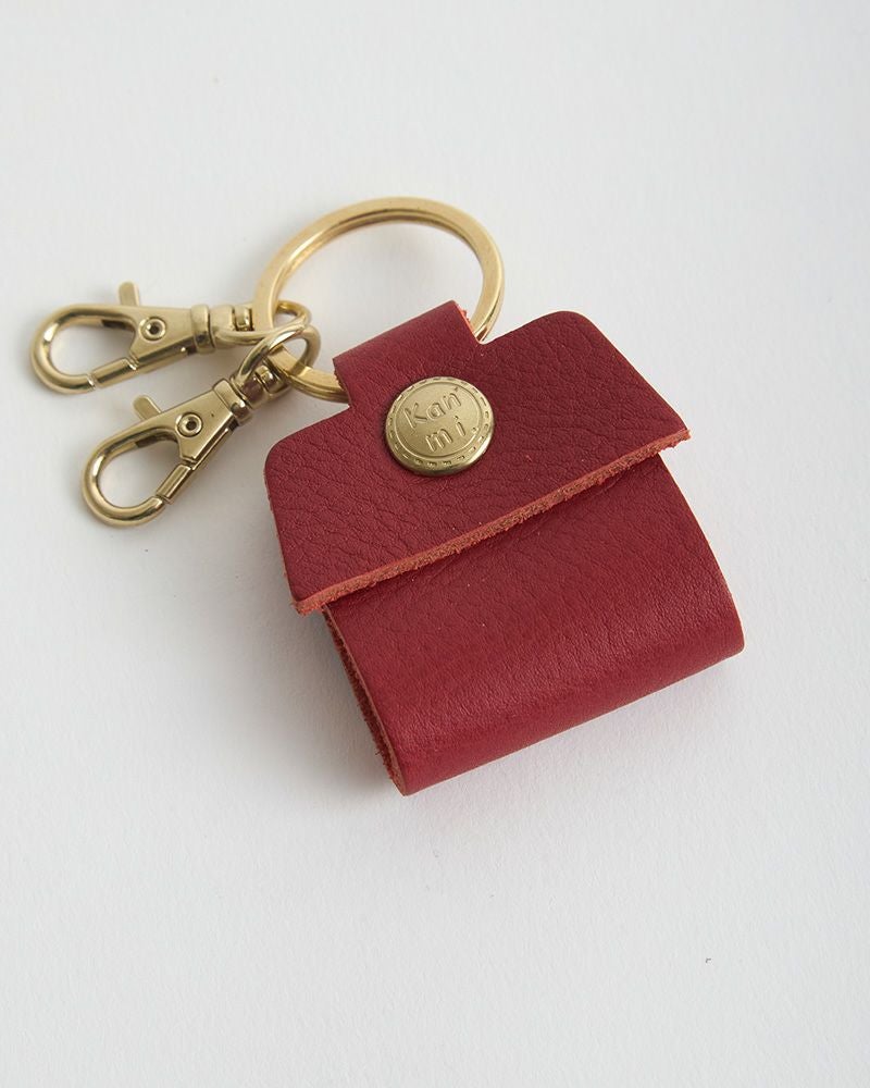 素朴なぬくもりの「おうち型 キーリング」