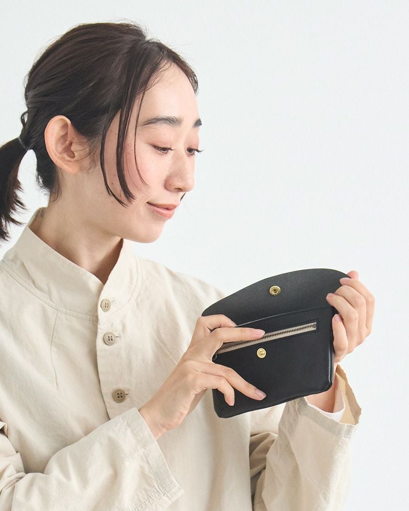 スリムで軽い「ドロップツリー ポケットロングウォレット」（プチ
