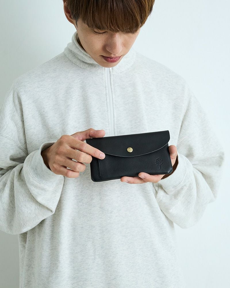 スリムで軽い「ドロップツリー ポケットロングウォレット」（プチ