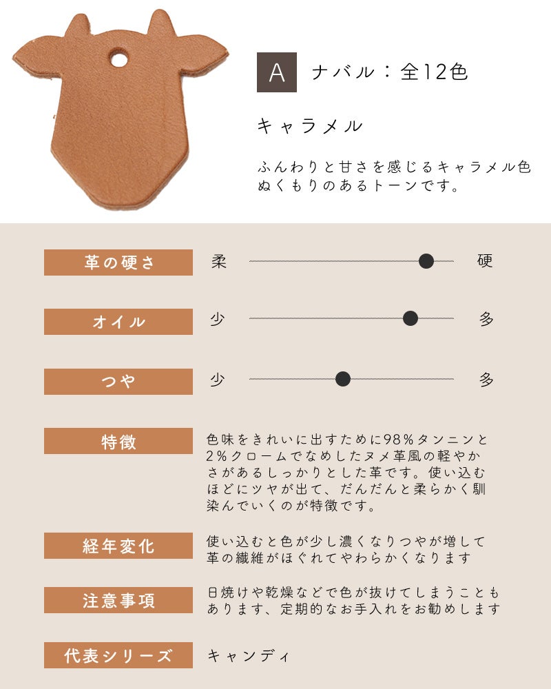 革サンプルA : ナバル　キャラメル