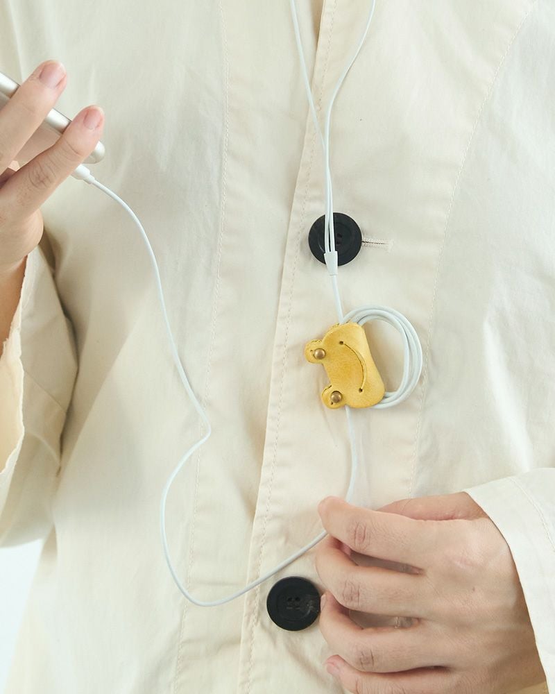 カエル コードホルダー(S):カナリーイエロー