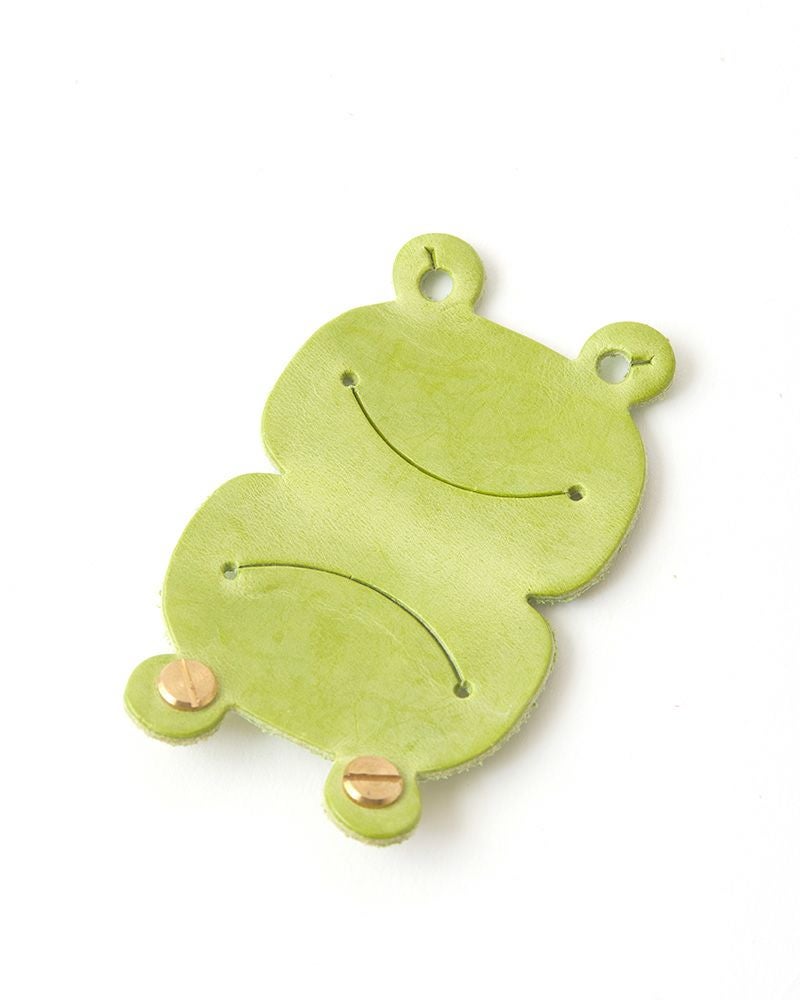カエル コードホルダー(M)：ピスタチオ