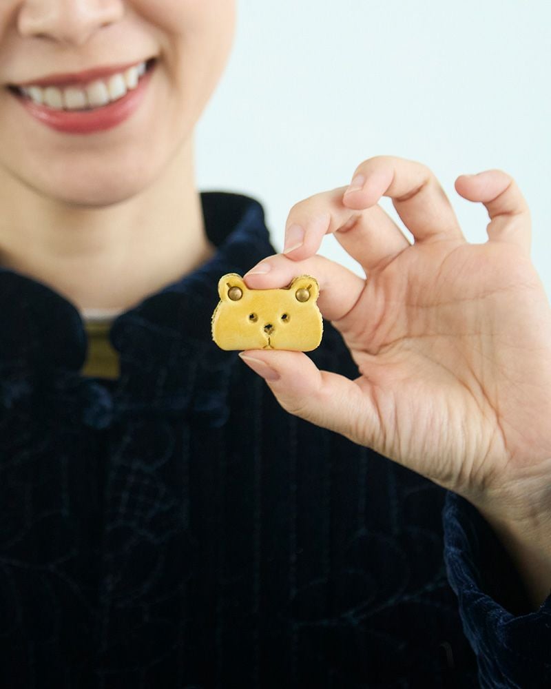 クマ コードホルダー(S):カナリーイエロー