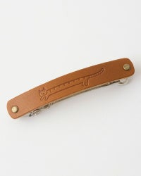 mi chi bata ながーいねこ バレッタ　キャラメル