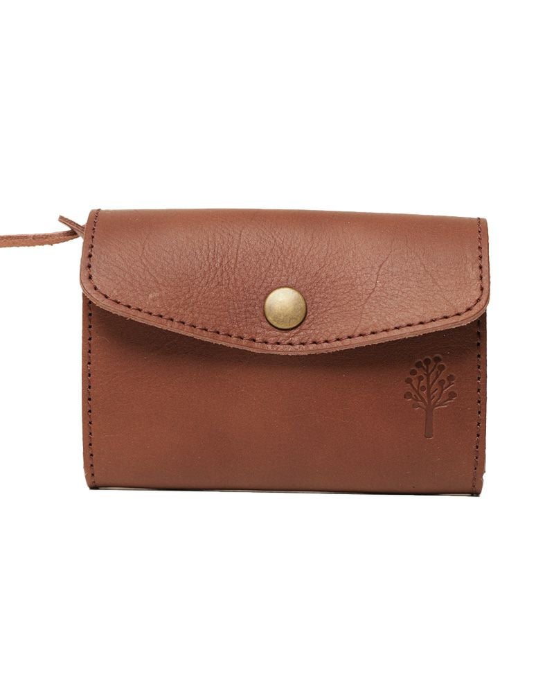 ミニウォレットの色：ダークブラウン