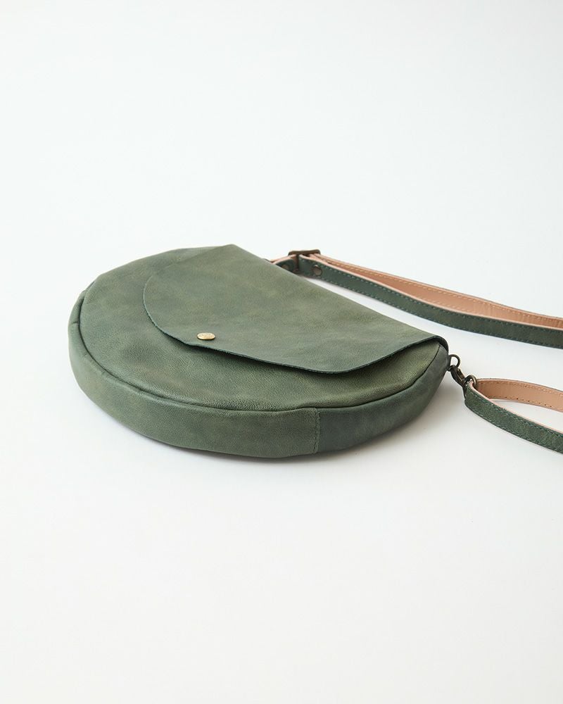 「fuwari ポシェット」グリーンブルー