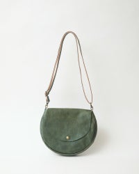 「fuwari ポシェット」グリーンブルー