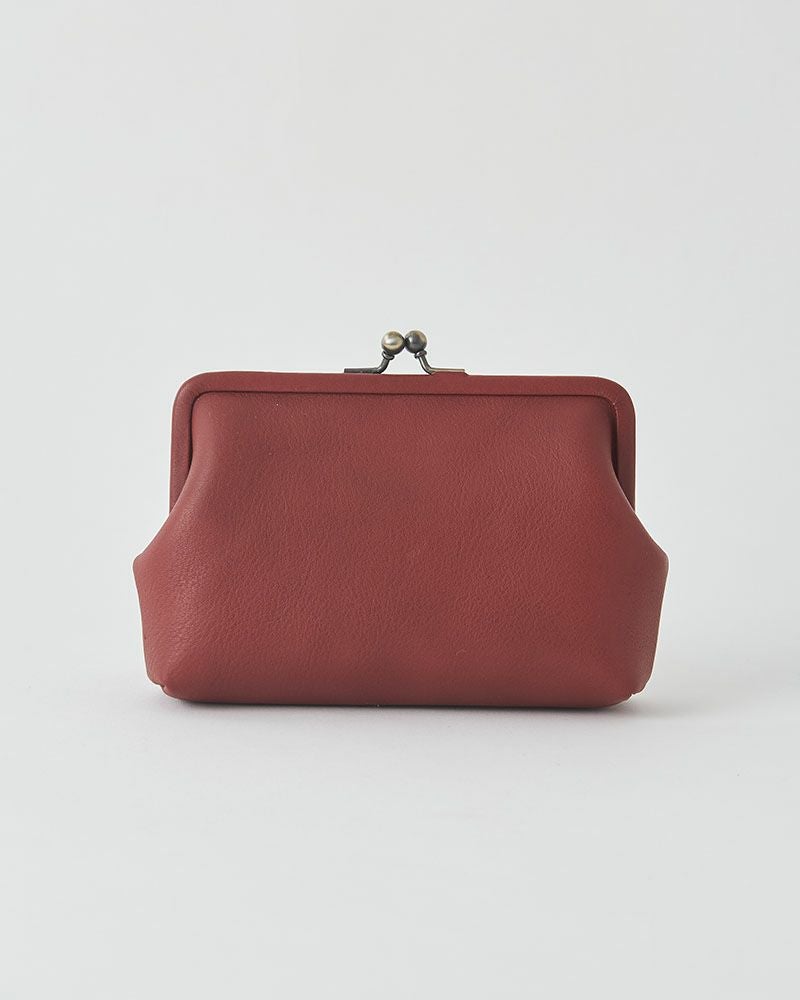 itsu mono がま口ポーチ(M)　レッド