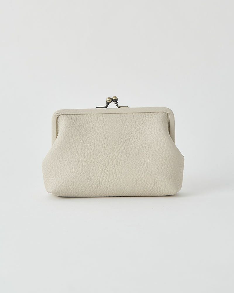 itsu mono がま口ポーチ(M) クリーム