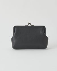 itsu mono がま口ポーチ(M) ブラック