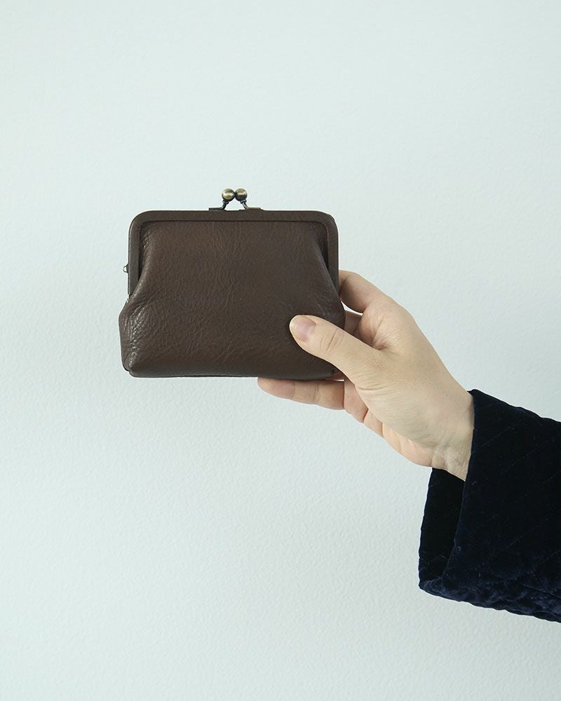 itsu mono スクエアがま口ポーチ(S)