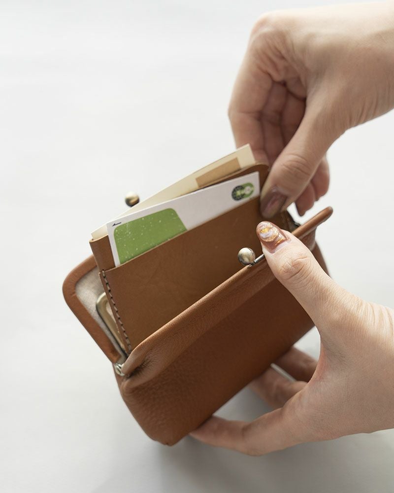 itsu mono スクエアがま口ポーチ(S)